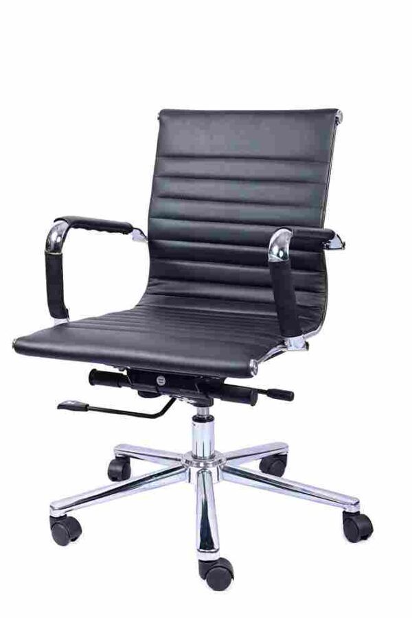 Sleek Medium Back Office Chair - Image 3